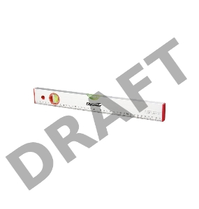 Уровень алюминиевый, 1000 мм, 2 глазка, линейка// Sparta