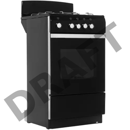 Плита Газовая De Luxe 5040.38г черный