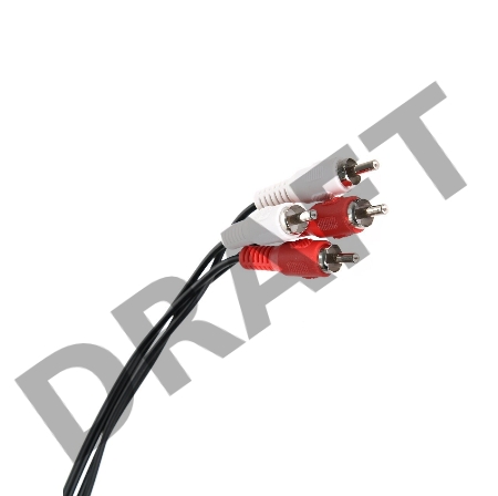 Кабель соединительный 2xRCA (M) - 2xRCA (M) черный 3m, Telecom <TAV7158-3M>