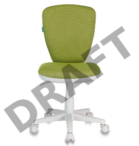 Кресло детское Бюрократ KD-W10/26-32 светло-зеленый 26-32 (пластик белый)