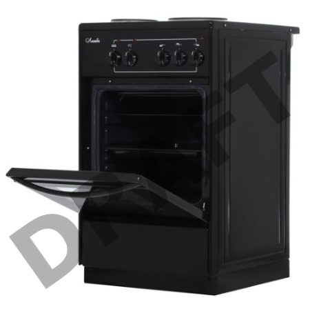 Плита Электрическая Лысьва ЭП 301 СТ черный эмаль