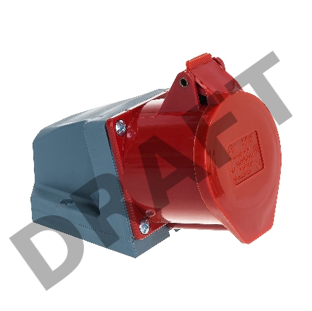 Розетка 125 стационарная 3Р+РЕ+N 32А 380В IP44 ИЭК