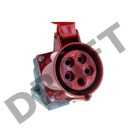 Розетка 125 стационарная 3Р+РЕ+N 32А 380В IP44 ИЭК