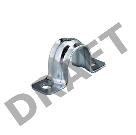 Скоба СМД 19-20 REXANT, двухлапковая для металлорукава, ø15 мм, 100 шт./уп.