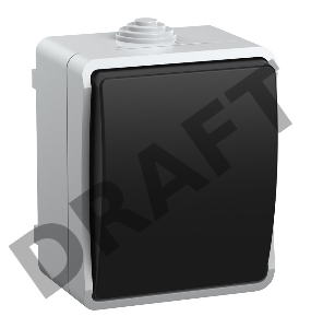 Выключатель 1-кл. ОП ФОРС 10А 250В IP54 ВС20-1-0-ФСр ИЭК EVS10-K03-10-54-DC