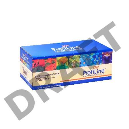 Картридж PL-CE412A (№305A)  для принтеров HP Color LaserJet Pro M351/M451dn/M451dw/M451nw/MFP/M475dw/M475DN Yellow 2600 копий ProfiLine