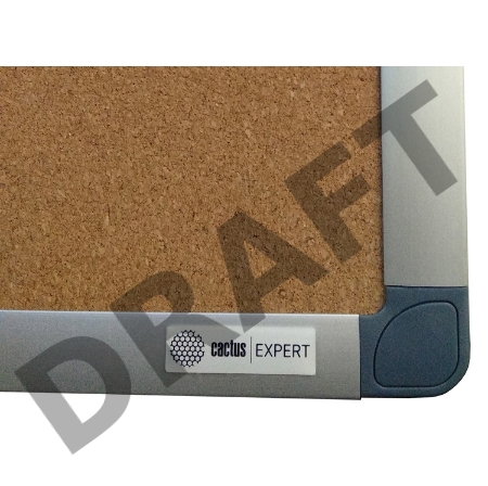 Демонстрационная доска Cactus CS-CBD-45X60 пробковая 45x60см алюминиевая рама