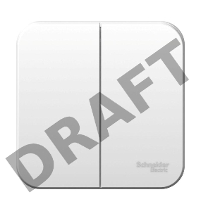 Выключатель 2-кл. ОП BLANCA (сх.5) 10А 250В изол. пласт. бел. SchE BLNVA105011