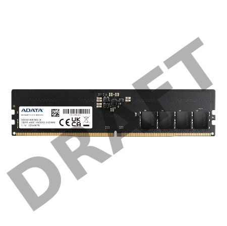 Модуль памяти ADATA 16GB DDR5 4800 UDIMM AD5U480016G-S, CL40, 1.1V