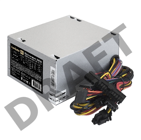 Блок питания 750W ExeGate UN750 (ATX, SC, 12cm fan, 24pin, 4+4pin, 2xPCI-E, 5xSATA, 3xIDE, кабель 220V с защитой от выдергивания)