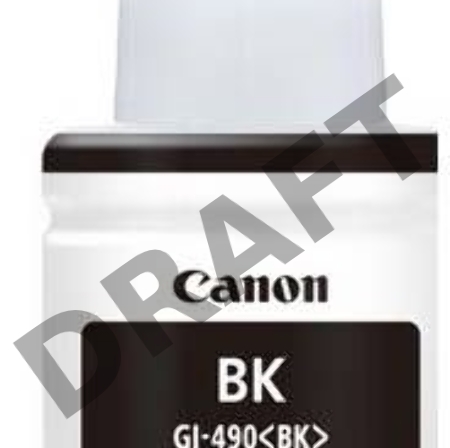 Чернила Canon GI-490BK 0663C001 черный для Canon Pixma G1400/2400/3400 (135мл)