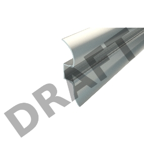 Профиль плинтус алюминиевый 5016-2 2 м REXANT