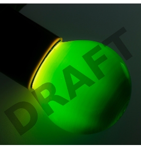 Лампа накаливания e27 10 Вт зеленая колба