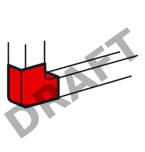Плоский угол 90° - для кабель-каналов Metra 100x50