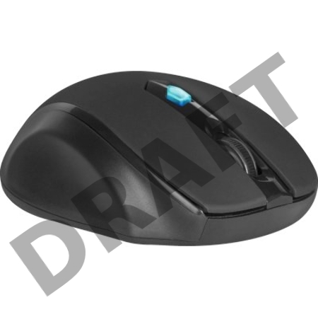 Беспроводная оптическая мышь Defender Ultra MM-315 черный [52315] {Беспроводная оптическая мышь, 6 кнопок, 800-1600 dpi}
