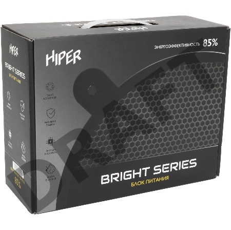 Блок питания Hiper ATX 650W HPB-650D 80+ bronze (24+4+4pin) APFC 120mm fan 6xSATA