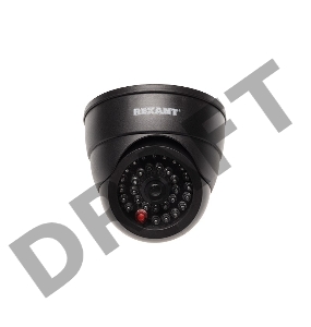 Муляж камеры REXANT, внутренний, купольный, черный