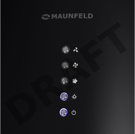 Вытяжка MAUNFELD LEE WALL 35 ЧЕРНЫЙ