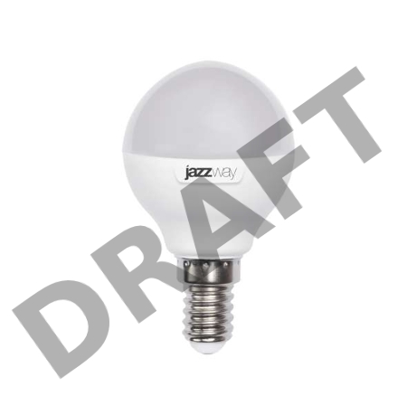 Лампа светодиодная PLED-SP-G45 7Вт шар 5000К холод. бел. E14 540лм 230В JazzWay 1027870-2