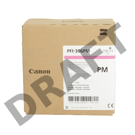 Картридж струйный Canon PFI-306 PM фото пурпурный для iPF8300S/8400/9400S/9400 (6662B001)