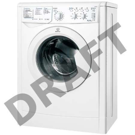 Стиральная машина Indesit IWUC 4105 / 60x33x85, 4кг, 1000об/мин, белая