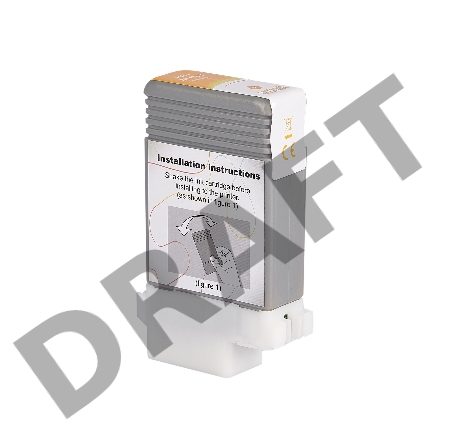 Струйный картридж Sakura 2888C001 ( PFI-120 Y) для Canon, желтый, 130 мл.