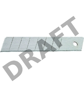 Лезвие для ножа MATRIX 793555  лезвия 18мм трапециевидные прямые 5 шт (78924 78900 78964 78967)