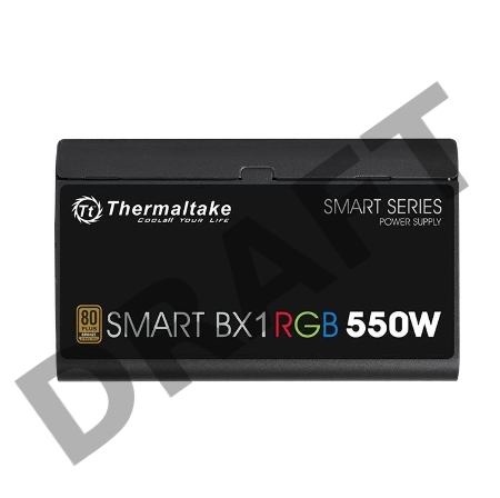 Блок питания Thermaltake Smart BX1 RGB (PS-SPR-0550NHSABE-1), 550W, APFC, 80+ Bronze, non-modular 