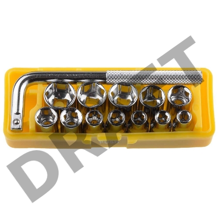 Набор STAYER (2-26089-H13) Торцовые головки 