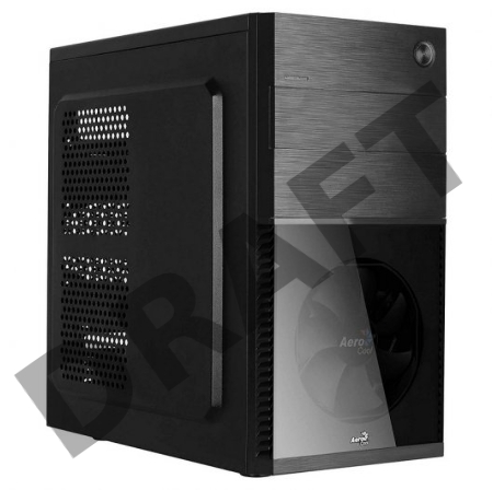 Корпус Aerocool Cs-105, mATX, без БП, 187x361x355мм (ШxГxВ), USB3.0 x1, USB 2.0 x1, металл 0,5мм, 120-мм вентилятор в комплекте