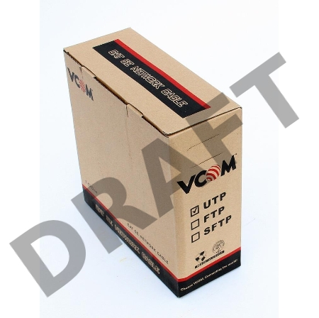 Кабель VCOM UTP 4пары кат.5е (бухта 100м) p/n: VNC1000