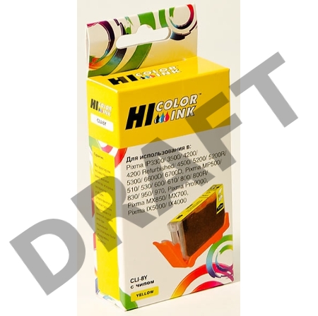 Картридж Canon PIXMA iP4200/iP6600D/MP500 (Hi-Black), new, CLI-8Y, Y