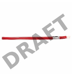 Термоусаживаемая трубка клеевая REXANT 6,0/2,0 мм, красная, упаковка 10 шт. по 1 м