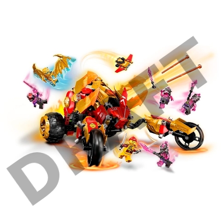 Конструктор Lego Ninjago Kais Golden Dragon Raider пластик (71773)