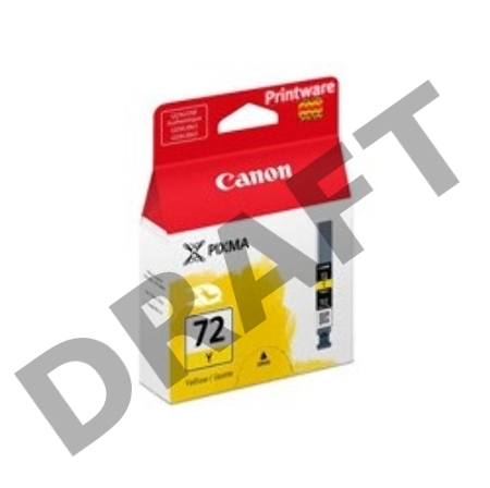 Картридж струйный PGI-72Y (6406B001), для Canon PRO-10, Желтый, 377 стр.