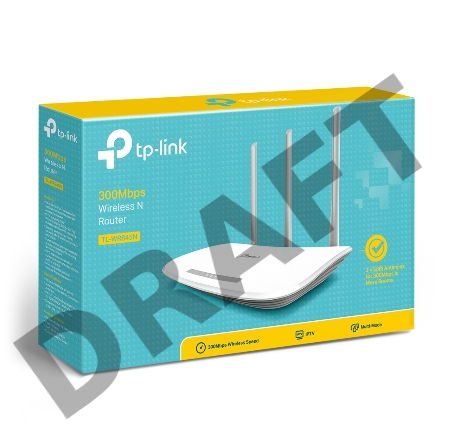 Маршрутизатор беспроводной TP-Link TL-WR845N N300 10/100BASE-TX белый