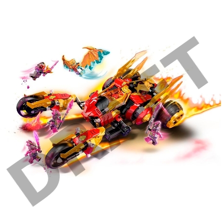 Конструктор Lego Ninjago Kais Golden Dragon Raider пластик (71773)