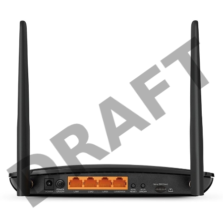 Двухдиапазонный гигабитный Wi-Fi роутер TP-Link Archer MR500 AC1200 с поддержкой 4G+ Cat6
