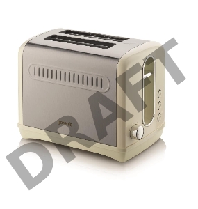 Тостер Gorenje T1100CLI 860Вт бежевый/серебристый