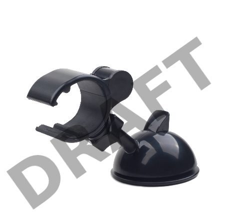 Держатель для мобильного устройства Gembird TA-CHW-01 Автомобильный кронштейн для смартфона TA-CHW-01, на присоске, до 6