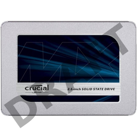 Накопитель SSD Crucial MX500 250GB SATA 2.5” 7mm (with 9.5mm adapter)