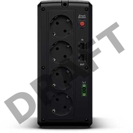 Источник бесперебойного питания UPS CyberPower UT1200EG Line-Interactive 1200VA/700W USB/RJ11/45/Dry Contact (4 EURO)