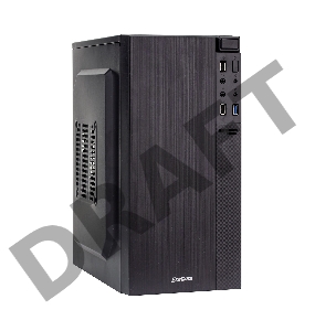 Корпус Minitower Exegate BAA-104U Black, mATX, <без БП>, 2*USB+1*USB3.0, Audio