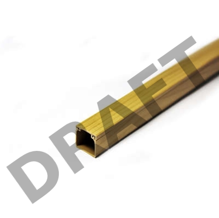 Кабель-канал 12х12 L2000 пластик с двойным замком сосна УралПак КК-3112012-200