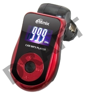 Автомобильный FM-модулятор Ritmix FMT-A720 красный SD USB PDU