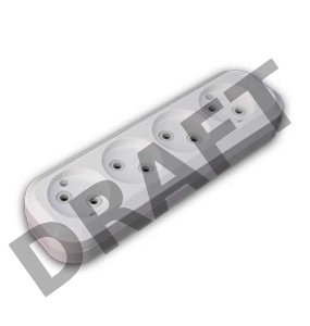 MAKEL MGP141 Колодка удлинителя 4 гнезда без заземления