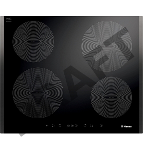 Варочная поверхность Hansa BHI68308 / 60x50 см, стеклокерамика, индукционная, сенсорное управление, независимая, черная