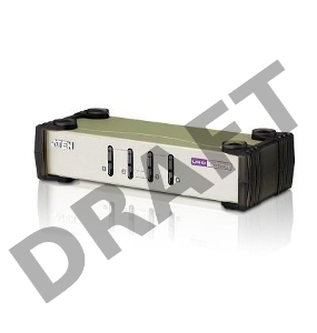 Переключатель ATEN CS84U(-AT) 4-портовый KVM-переключатель {1 user(HDB15(SVGA Female)+KBD(PS/2)+MOUSE(PS/2), KVM-порты: SPHD18(Female). В комплекте: кабели KVM (2L-5201P)-4шт. Не требует внешнего питания}