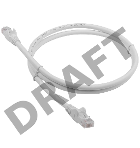 Патч-корд LANMASTER LSZH UTP кат.6, 1.0 м, белый