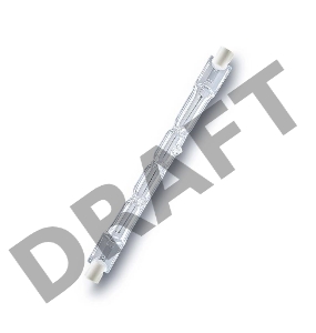 Лампа галогенная HALOLINE 64702 ECO 400Вт линейная R7s 2950К 230В J117 OSRAM 4008321207715